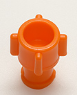 Female Non-Vented Cap - Oral Dose, orange. Material: Polyethylene. Model 1813