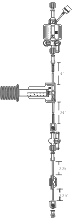 Deltran® Plus Needleless Arterial Blood Collection System, NEONATAL/PEDIATRIC with Integral 30cc Flush Device and Stopcock. Model ABC-328NP